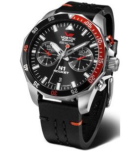 VOSTOK EUROPE N-1 ROCKET CHRONO LINE 6S21-225A707 - ROCKET N-1 - ZNAČKY