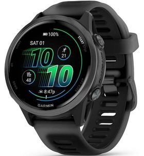 GARMIN FORERUNNER® 570 - SLATE GREY HLINÍKOVÁ LUNETA, POLOPRŮHLEDNÝ ŘEMÍNEK BLACK/BLACK 010-02970-00 - FORERUNNER 570 - BRANDS