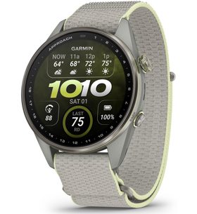 GARMIN APPROACH® S72 – 47 MM TITANIUM BEZEL SILVER/CITRON 010-04148-04 - APPROACH - BRANDS