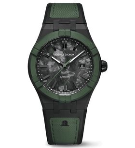 MAURICE LACROIX AIKONIC FROZEN CARBON DEEP FOREST LIMITED EDITION AC6008-TTL50-630-2 - AIKONIC - MĂRCI