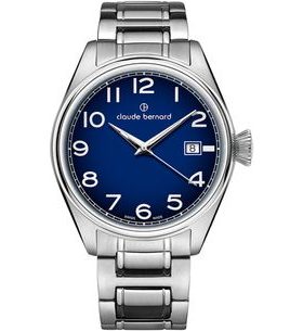 CLAUDE BERNARD PROUD HERITAGE THREE HANDS DATE 70203-3M-BUB - PROUD HERITAGE - ZNAČKY