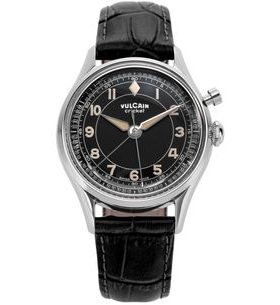 VULCAIN CRICKET CLASSIQUE 39 MM - BLACK/KHAKI NUMBERS - CRICKET CLASSIQUE - ZNAČKY
