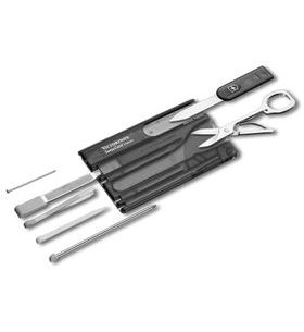 VICTORINOX SWISSCARD CLASSIC BLACK - POCKET KNIVES - ACCESSORIES