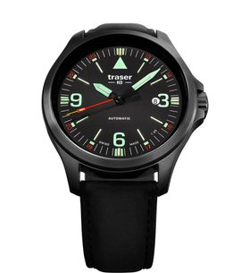 Traser P67 Officer Pro Automatic Black Leather