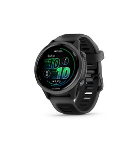 FORERUNNER® 570 - SLATE GREY HLINÍKOVÁ LUNETA, POLOPRŮHLEDNÝ ŘEMÍNEK BLACK/BLACK 010-02970-00 - FORERUNNER 570 - ZNAČKY