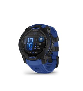 GARMIN INSTINCT® 3 – 45 MM, AMOLED BLACK S ŘEMÍNKEM BOLT BLUE / BLACK - INSTINCT 3 - ZNAČKY
