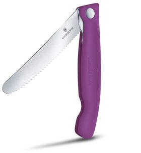 PIKNIKOVÝ NŮŽ VICTORINOX SWISS CLASSIC WAVY 11CM FIALOVÝ 6.7835.FC1 - KAPESNÍ NOŽE - OSTATNÍ