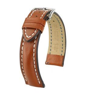 ŘEMÍNEK HIRSCH HEAVY CALF 2 - ZLATOHNĚDÝ - STRAPS - ACCESSORIES