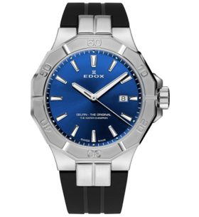 EDOX DELFIN QUARTZ DATE 53021-3CA-BUIN - DELFIN - ZNAČKY