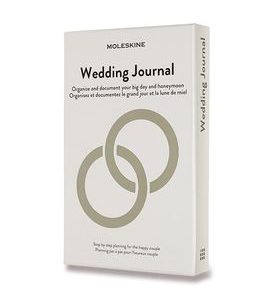 Zápisník Moleskine Passion Wedding Journal BÍLÝ- tvrdé desky 1331/1517120