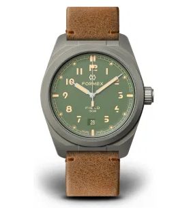 FORMEX FIELD AUTOMATIC SAGE GREEN LEONE BOLGHERI LEATHER STRAP 0660.1.6503.723 - FIELD AUTOMATIC - ZNAČKY