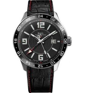 BALL ENGINEER MASTER II PILOT GMT GM3090C-LLAJ-BK - BALL - ZNAČKY