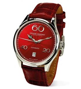 ALEXANDER SHOROKHOFF LADY AUTOMATIK RED AS.LA01-16 - AVANTGARDE - BRANDS