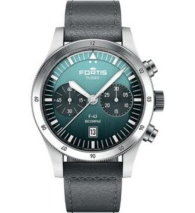 FORTIS FLIEGER F-43 BICOMPAX PETROL F4240009 - FLIEGER - BRANDS