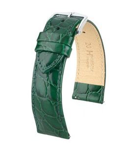 ŘEMÍNEK HIRSCH CROCOGRAIN - ZELENÝ - ŘEMÍNKY - OSTATNÍ