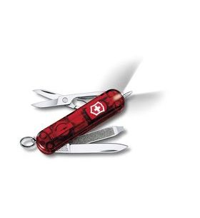 NŮŽ VICTORINOX SIGNATURE LITE ČERVENÝ TRANSPARENTNÍ 0.6226.T - KAPESNÍ NOŽE - OSTATNÍ