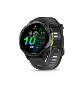 FORERUNNER® 970 TITANOVÁ LUNETA CARBON GREY DLC, POUZDRO BLACK A SILIKONOVÝ ŘEMÍNEK BLACK/WHITE 010-02969-10 - FORERUNNER 970 - ZNAČKY