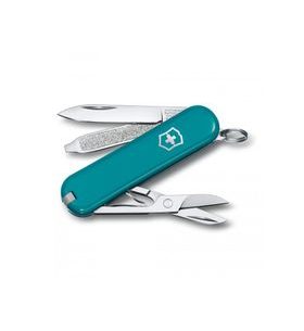 NŮŽ VICTORINOX CLASSIC SD COLORS MOUNTAIN LAKE 0.6223.23B1 - POCKET KNIVES - ACCESSORIES