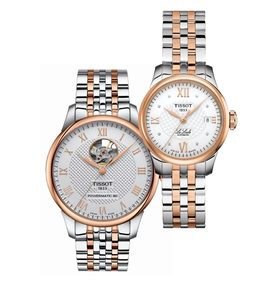 SET TISSOT LE LOCLE AUTOMATIC T006.407.22.033.02 A T41.2.183.16 - WATCHES FOR COUPLES - WATCHES