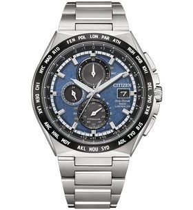 CITIZEN WORLDTIME RADIO CONTROLLED SUPER TITANIUM AT8238-84L - SUPER TITANIUM - BRANDS