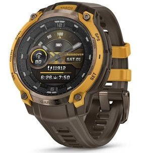 GARMIN INSTINCT® CROSSOVER AMOLED BRONZE/SUNBURST 010-03398-01 - INSTINCT CROSSOVER - BRANDS