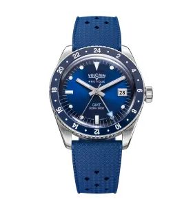 VULCAIN SKINDIVER GMT - BLUE - SKINDIVER NAUTIQUE - ZNAČKY