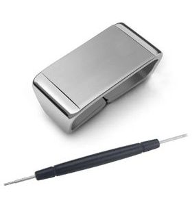 STŘÍBRNÉ KOVOVÉ OČKO 22 MM (1KS) - ŘEMÍNKY - OSTATNÍ