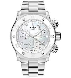EDOX CO-1 CHRONOLADY QUARTZ CHRONOGRAPH 10255-3BM-NADN - CO-1 - ZNAČKY