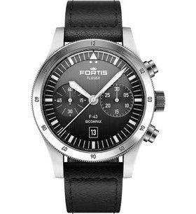 FORTIS FLIEGER F-43 BICOMPAX BLACK F4240007 - FLIEGER - BRANDS