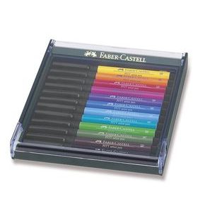 SADA POPISOVAČ FABER-CASTELL PITT ARTIST PEN BRUSH - 12KS 0074/2674210 - PŘÍSLUŠENSTVÍ - OSTATNÍ