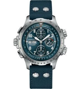 HAMILTON KHAKI AVIATION KHAKI X-WIND AUTO CHRONO H77906940 - KHAKI AVIATION - ZNAČKY