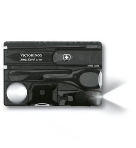 VICTORINOX SWISSCARD LITE BLACK - POCKET KNIVES - ACCESSORIES