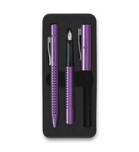 SADA PLNICÍ PERO A KULIČKOVÉ PERO FABER-CASTELL GRIP EDITION GLAM - VÝBĚR BAREV 0021/2015 - PENS SETS - ACCESSORIES