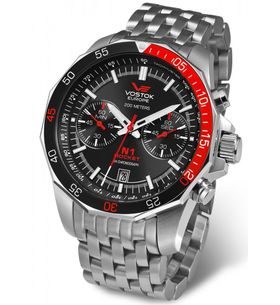 VOSTOK EUROPE N-1 ROCKET CHRONO LINE 6S21/2255295B - ROCKET N-1 - ZNAČKY