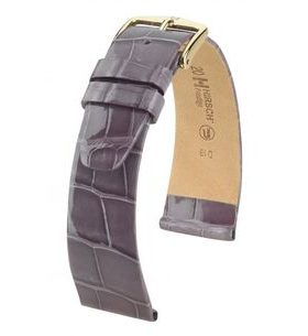 ŘEMÍNEK HIRSCH PRESTIGE 1 ALLIGATOR - TAUPE, LESK - ŘEMÍNKY - OSTATNÍ