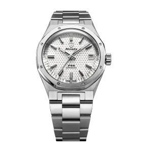 NIVADA GRENCHEN F77 SST WHITE MK2 DATE - 38 MM - F77 - ZNAČKY