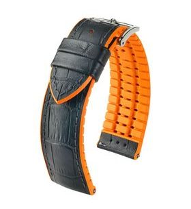 ŘEMÍNEK HIRSCH ANDY 2 - ČERNO-ORANŽOVÝ - STRAPS - ACCESSORIES