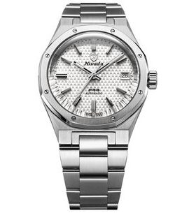 NIVADA GRENCHEN F77 SST WHITE MK2 DATE - 38 MM - F77 - ZNAČKY