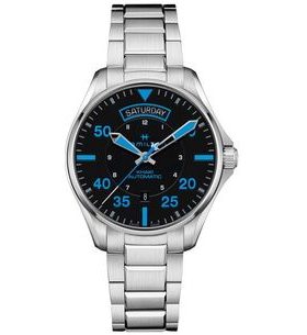 HAMILTON KHAKI AVIATION PILOT DAY DATE AIR ZERMATT AUTO H64625131 - KHAKI AVIATION - BRANDS