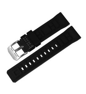 SILICONE STRAP VOSTOK EUROPE FOR SYSTEMA PERIODICUM - BLACK - STRAPS - ACCESSORIES