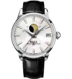 BALL TRAINMASTER MOON PHASE LADIES NL3082D-LLJ-WH - TRAINMASTER - ZNAČKY