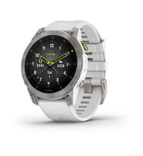 GARMIN EPIX™ PRO SAPPHIRE, TITAN/ WHITE SILICONE BAND - 010-02582-21 - EPIX - ZNAČKY