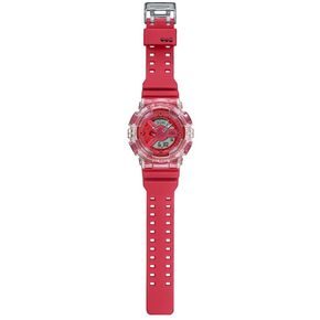 Casio GA-110GL-4AER Orologio Da Uomo – Cinturino In Plastica Rossa, Quadrante Rosso, Vetro Minerale, Stile Sportivo G-Shock
