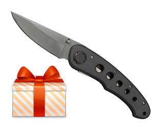 Nůž jako dárek k objednávce hodinek