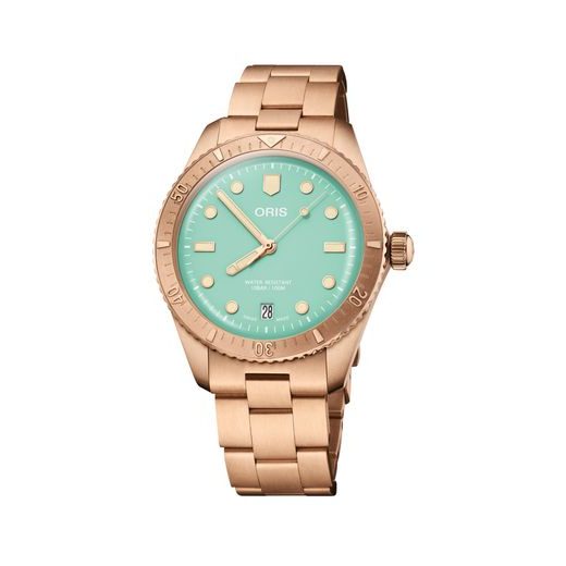ORIS DIVERS SIXTY-FIVE COTTON CANDY WILD GREEN 01 733 7771 3157-07 8 19 15 - DIVERS - ZNAČKY