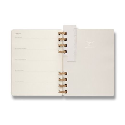 DIÁŘ MOLESKINE SPIRAL ACADEMIC 2023 SVĚTLE ŠEDÝ - TÝDENNÍ/MĚSÍČNÍ - TVRDÉ DESKY - XL 1206/5730319 - DIARIES AND NOTEBOOKS - ACCESSORIES