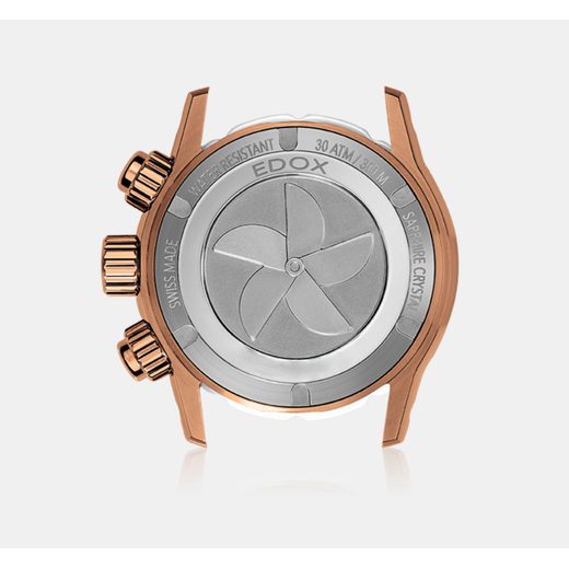 EDOX CO-1 CHRONOLADY QUARTZ CHRONOGRAPH 10255-37RBCABBE - WATCHES