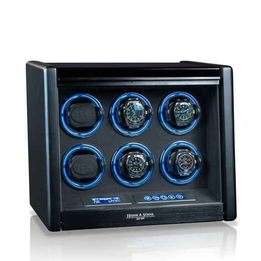 WATCH WINDER HEISSE & SÖHNE MADRID 6 70019-221.11 - WATCH WINDERS - ACCESSORIES