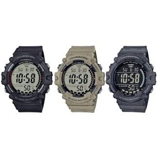 AE1500WH-8BV, Illuminator Dark Grey Digital Watch