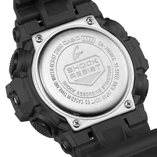 CASIO G-SHOCK GA-700BEG-1AER BLACK AND ELECTRO GREEN SERIES - G-SHOCK - ZNAČKY